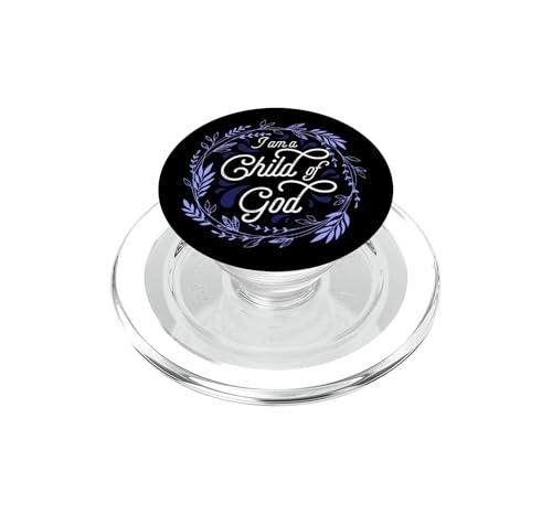 Christian Inspirational Art Pop Socket - I Am A Child of God PopSockets PopGrip for MagSafe - style: Magnetic PopGrip