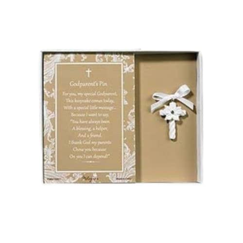 Godparents Cross Pin