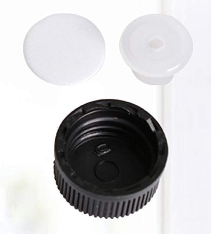 12 Pack Set Brown Screw Cap Glass Bottle Small Mini Empty Oil Vial (3ml) - style: 3ML