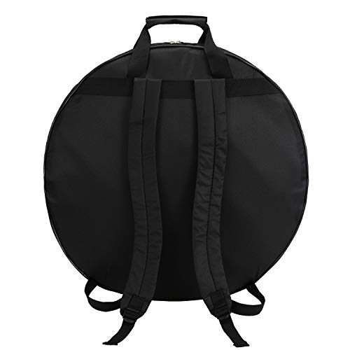 Tosnail 22" Cymbal Gig Bag with Carry Handle and Shoulder Straps - Great for Dust-proof Storage