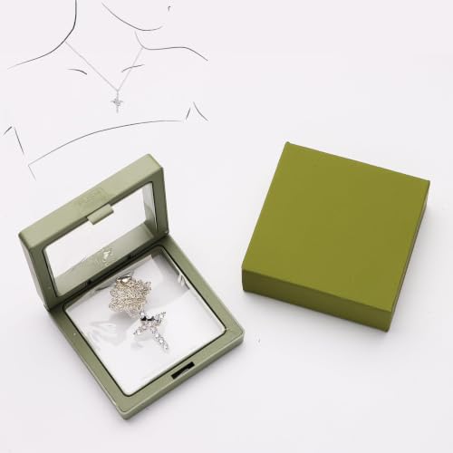 Upgraded Crown Cross Necklace for Women, CZ Pendant 18+2 - color: silver