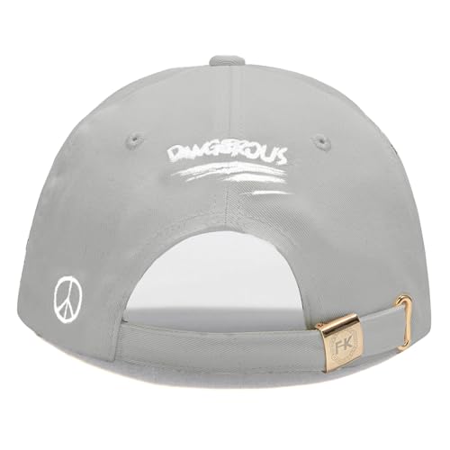 Baseball Cap for Women Men - Adjustable Size Hat - color: Light Grey