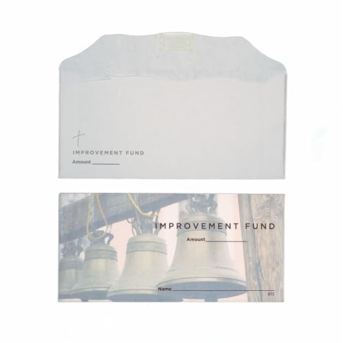 Improvement Fund Offering Envelope | Church Pew Envelope | Offering Envelopes for Improvement Fund (100)