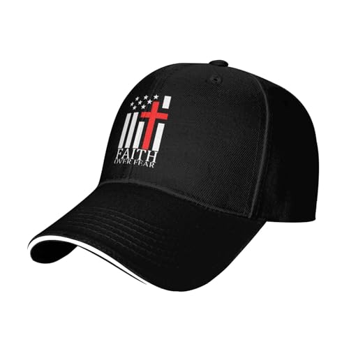 Christian Baseball Cap for Men & Women - Embroidered Jesus Cross Hat, Adjustable Christian Gifts - color: Christian-themed Hats-22