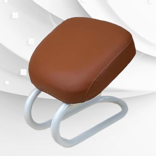 Colaxi Meditation Stool for Adults, Meditation Bench Kneeling Stool, Ergonomic Portable Chair with Anti Slip Cover, Adjustable Prayer Bench Seat for Home Studio Praying Yoga, Style D Brown - color: Style D Brown