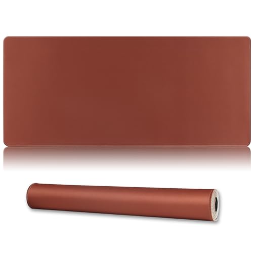 XXL Gaming Mouse Pad 35.4x15.7 Professional Large Mouse Pad & Computer Game Mouse Mat-90x40 Brown - color: Brown, size: 35.4L x 15.7W inches