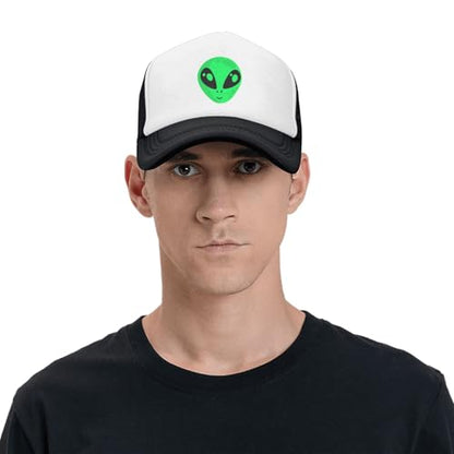 MOLAIGIN Trucker Hat, Adjustable Snapback Hat, Baseball Cap for Men Women, Breathable Mesh for Casual Wear - color: Black15