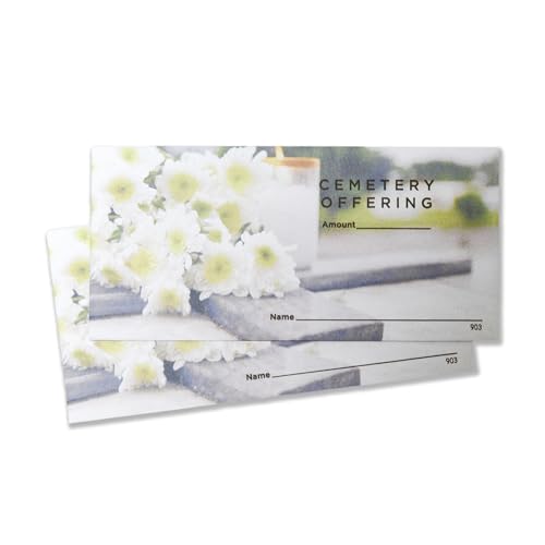 Cemetery Offering Envelopes for Church | 3" x 6 5/16" | Pack of 100