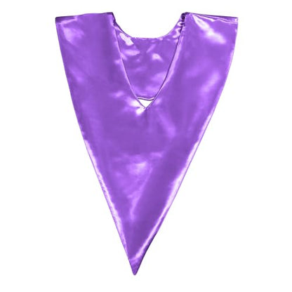 Unisex V-Shape Church Choir Stole with Cross for Adults Church - color: Lavender, size: Gold Cross