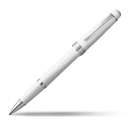Cross Bailey Light Rollerball Pen, Polished White, Medium Point, Black Ink - color: Polished White