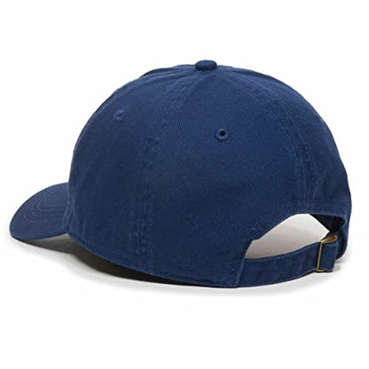 DSGN By DNA Say Mashallah Embroidered Hat Islamic Muslim Faith Inspired Cotton Baseball Cap Adjustable Dad Hat for Men&Women - color: Royal Blue