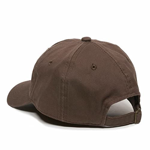 DSGN By DNA Say Mashallah Embroidered Hat Islamic Muslim Faith Inspired Cotton Baseball Cap Adjustable Dad Hat for Men&Women - color: Brown