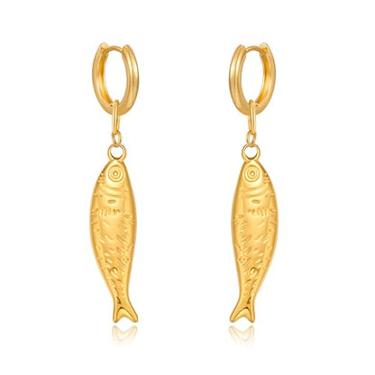 Gold Silver Hoop Earrings for Women - color: gold