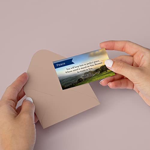 Logos Trading Post Isaiah 26:3 Pass It On Scripture Cards, Pack of 25 - color: Isaiah 26:3