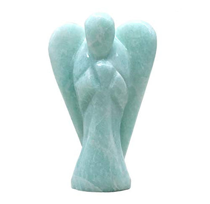 Nelson Creations 2 Inch Amazonite Guardian Angel Figurine - color: Amazonite