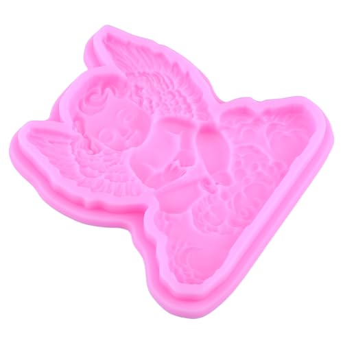 Angels Clouds Silicone Mold Cherubic Angels Fondant Mold