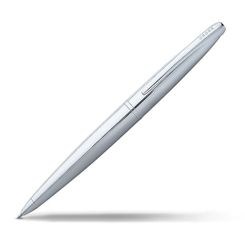 Cross ATX Pure Chrome Ballpoint Pen, Medium Point, Black Ink - color: Pure Chrome