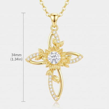 KQ&TTENG 14k Gold Plated Four Leaf Clover Necklace Irish Jewelry Wedding Anniversary Birthday Gifts for Women Wife Mom Girlfriend - color: A07