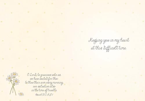 KJV Simple Daisy Praying for You Card, 1 Count - color: Simple Daisy