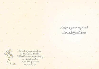 KJV Simple Daisy Praying for You Card, 1 Count - color: Simple Daisy