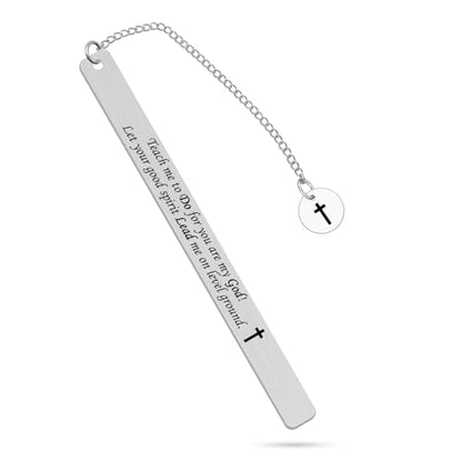 Christian Bookmark Stainless Steel Bible Verse Book Marker Bible Verse Metal Bookmark for Men Women Book Lovers Readers Students Religious Gifts for Women Men Girls Baptism Graduation Gift