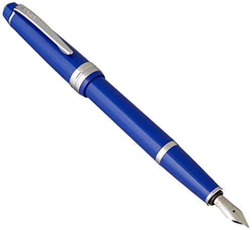 Cross Bailey Light Polished Resin Refillable Fountain Pen, Extra-Fine Nib, Includes Premium Gift Box - Blue