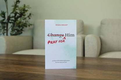 Pray for Him: 30 Days of Breakthrough Prayer for the Man You Love (Prayer Devotional for Couples, Christian Wedding Gift, Prayer Book for Husband and Wife, Christian Marriage Gift)