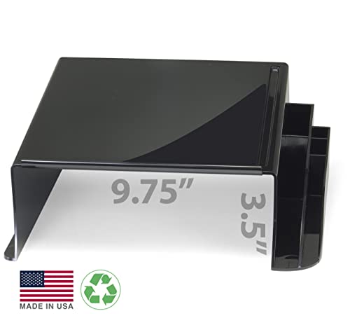 Officemate 26102 Recycled Telephone Stand, 12 1/4 x 10 1/2 x 5 1/4, Black (OIC26102)