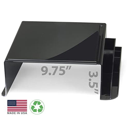 Officemate 26102 Recycled Telephone Stand, 12 1/4 x 10 1/2 x 5 1/4, Black (OIC26102)