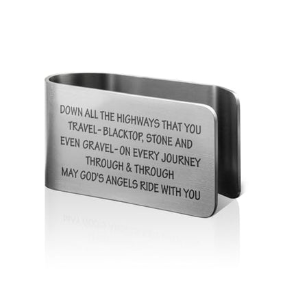 Guardian Angel Car Visor Clip, Christian Visor Clip for Men Women - color: Sliver10