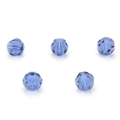 200pcs Adabele Austrian 6mm Faceted Round Crystal Beads Dark Indigo Blue Compatible with Swarovski Crystals Preciosa - color: Dark Indigo/Blue, size: 6mm (200pcs)