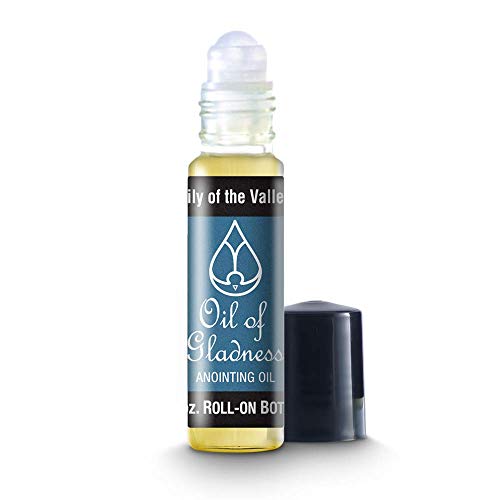 Oil of Gladness Lily of the Valley Anointing Oil - Oil for Daily Prayer, Ceremonies and Blessings 1/3 oz Roll-On - size: 1/3 Ounce Roll-On