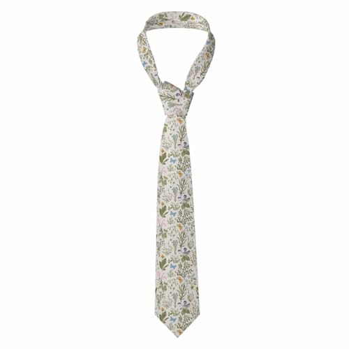 funny Ties for Men Business Novelty Men's Neckties for Festival Holiday Party Valentine's Day Wedding Christmas - color: Herbs Wild Floral