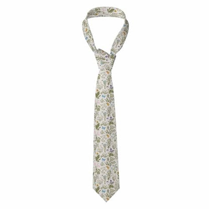 funny Ties for Men Business Novelty Men's Neckties for Festival Holiday Party Valentine's Day Wedding Christmas - color: Herbs Wild Floral