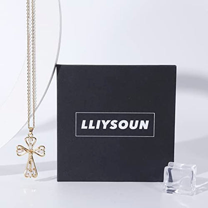 Cross Pendant Necklace for Women Jewelry Gold Cross Necklaces for Women Cross Necklace Minimalist Trendy Jewelry Valentines Day - style: CN12