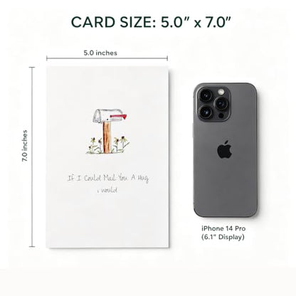 Encouragement Card|A Hug Card| Cute Support Card - color: QY-150