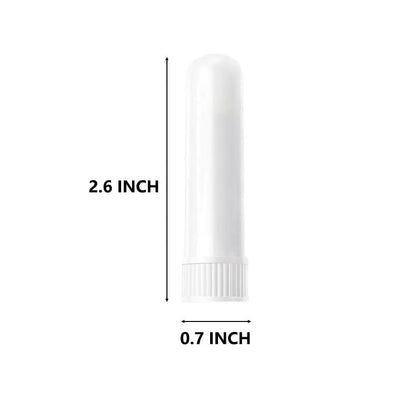 48 PCS Essential Oil Aromatherapy Blank Nasal Inhaler Tubes(Including 60 unscented wicks +3 Polyethylene Pipette Droppers +1Plastic tweezers)