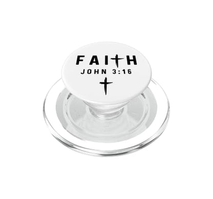 John 3:16 3 16 Faith - God Jesus Quote Christian PopSockets PopGrip for MagSafe - style: Magnetic PopGrip