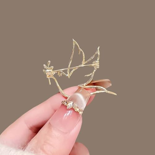 15 Pack Hummingbird Brooch Pins Gold Small Birds Animal Shaped Lapel Pin Minimalism Brooches Pin for Women Men Party