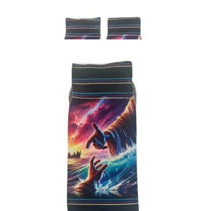 Bible Verse Socks for Men, Christian Scripture Crew Socks, Faith Gift - color: Do Not Fear