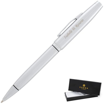 Cross Coventry Personalized Ballpoint Pen in Polished Chrome - color: Lustrous Chrome