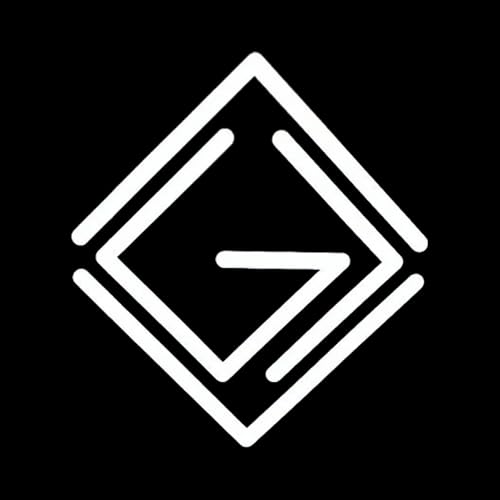 2 Pieces Vinyl Decal - 5.1"x4.7" God is Greater Than the Highs & Lows Christian Sticker for Cars & Trucks, Windows, Bumpers, Walls-BD20 (White) - color: White