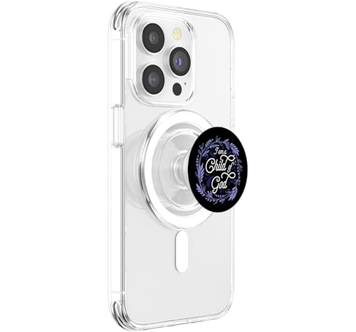 Christian Inspirational Art Pop Socket - I Am A Child of God PopSockets PopGrip for MagSafe - style: Magnetic PopGrip