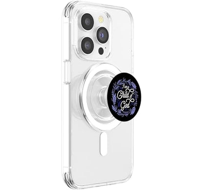 Christian Inspirational Art Pop Socket - I Am A Child of God PopSockets PopGrip for MagSafe - style: Magnetic PopGrip