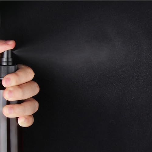 SINIDE Plastic Spray Bottles 100 ml/3.4 oz, Amber Fine Mist Mini Travel Bottle Set, Portable Refillable Makeup Sprayer Containers for Perfume, Liquids, Aromatherapy, Cleaning Solution (4 Pack) - color: 100ML 4 Pack (Amber)
