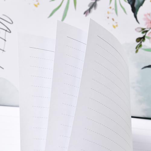 Ruled Notebook/Journal - Journal for Wemon, 8.5" X 6.4" - color: green white