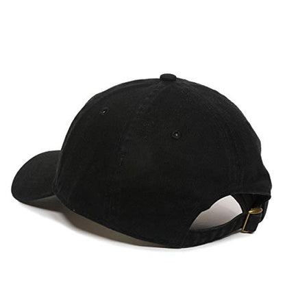 Praying Hands with Cross Baseball Cap Embroidered Cotton Adjustable Dad Hat - color: Black