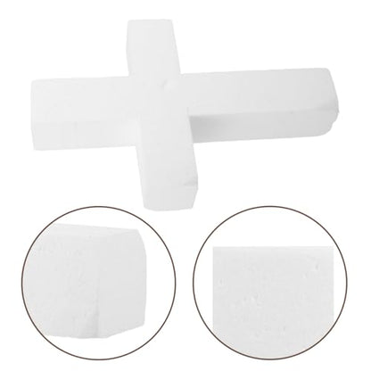 PRETYZOOM Foam Cross for Crafts Unfinished Cross Ornaments Diy Craft Foam Blank for Holy Communion Christmas Party Decorations Floral Arrangements Religious Celebrations 11.81 X 5.90 X 1.96 in