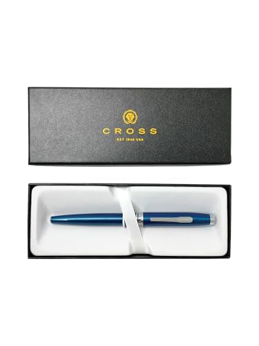 Cross Coventry Blue Lacquer Fine Nib Fountain Pen - color: Blue, style: Fine Nib
