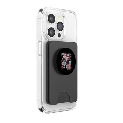 Perhaps You Were Created For Such A Time As This Esther 4:14 PopSockets PopWallet for MagSafe - style: Magnetic PopWallet